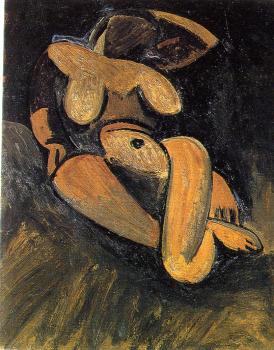 Pablo Picasso : reclining nude